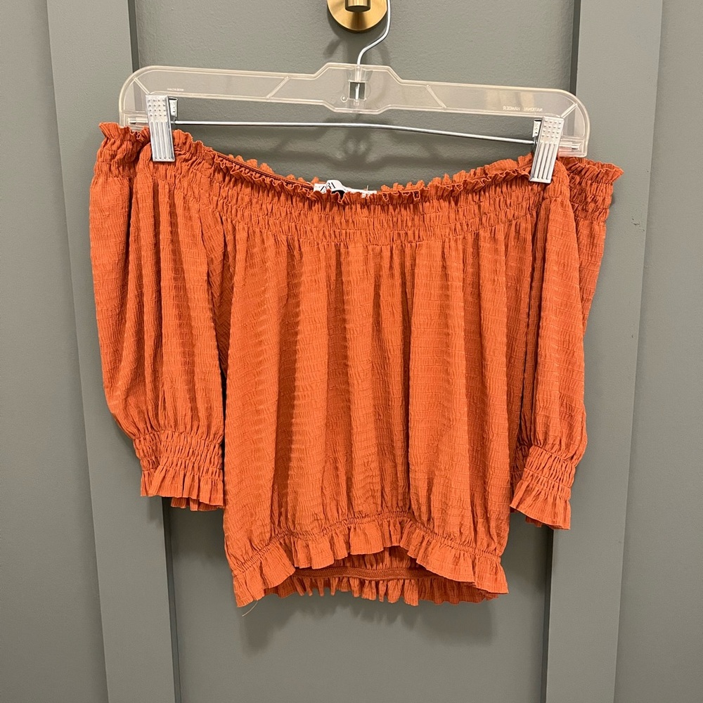 Zara off the Shoulder Top